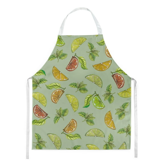 Carolines Treasures BB5206APRON Lemons Limes and Oranges Apron Large multicolor
