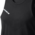 thumbnail image 5 of LODIENY Mens Workout Tank Tops Quick Dry Athletic Gym Muscle Fit Vest Breathable Mesh Sleeveless Crew Neck Running Training Shirts Black L, 5 of 6