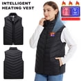 thumbnail image 4 of Chaqueta térmica eléctrica unisex Chaleco calefactor eléctrico plegable para deportes al aire libre, 4 of 9