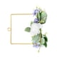 thumbnail image 3 of Coronas de Metal Artificiales Guirnalda de Aro de Pared Colgante Coronas de Boda Decoración de Flores Falsas para la Ceremonia de Boda Fiesta de Aniversario ANGGREK Otros, 3 of 8