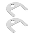 thumbnail image 1 of FESTFENDS 2Pcs Easy Operate Paper Towel Key Plated Silver Stainless Steel for Home and Office, 1 of 8