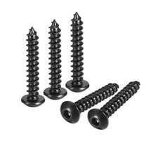 Uxcell Hex Socket Self Tapping Screws, M5 x 30mm Carbon Steel Wood Screw 25pack