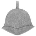 thumbnail image 2 of Voiceine Felt Sauna Hat Thick Sauna Hat Water Absorbent Sauna Hat Breathable Sauna Felt Hat Supple Sauna Hat, 2 of 10