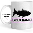 thumbnail image 2 of Personalized Coffee Mug, Natural Scenery Fish Pattern Mugs With Name Novelty Cup, Gifts For Women Men, Birthday Christmas Holiday New Year, Home Kitchen Office Decor, 11 15 Oz, 2 of 7
