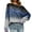 Blue, variant on Aayomet Oversized Sweatshirt For Women Women's Casual Sweatshirt Long Sleeve Graphic Print Pullover Tops,Blue M