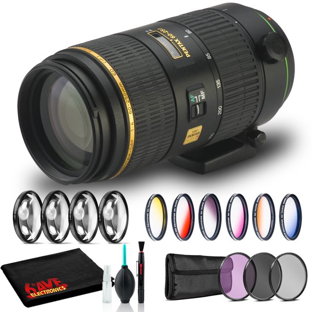 Pentax Zoom Telephoto 60-250mm f/4 ED DA SDM Autofocus Lens Starter Kit Pentax 21750-01