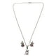 thumbnail image 4 of COLLAR DE BUHO ROSA CON ARETES DE PLATA, 4 of 5