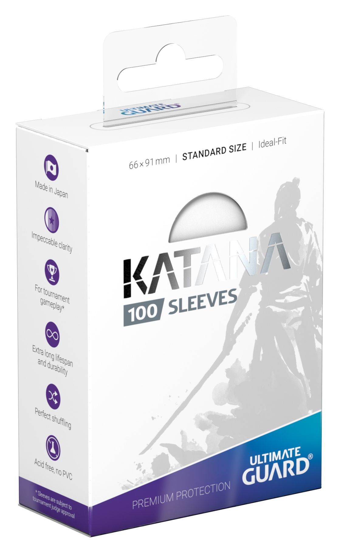 Ultimate Guard, Katana Card Sleeves, Standard Size, Black