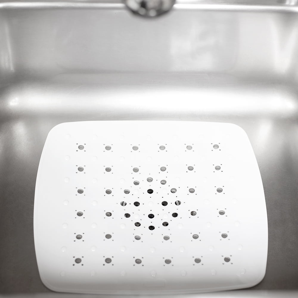 White Plastic Coated Small Sink Mat 