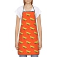 thumbnail image 2 of Zufioo tortilla tacos Print Tie-up Apron, Unisex Kitchen Apron - Oil-proof, Stain-proof and Waterproof, Suitable for Restaurants and Service Industries-One Size, 2 of 9
