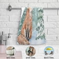 thumbnail image 5 of Winter Forest Scene Hand Towels, Snowy Red Fox Kitchen Towel Ultra Soft and Absorbent,Decorative Fingertip Face Towel for Bathroom Hotel, 2 PCS, 28.3"x14.4", 5 of 6