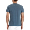 thumbnail image 4 of Frontwalk Mens T Shirts Button Down Summer Tops Henley Neck T-shirt Men Casual Pullover Short Sleeve Blouse Blue S, 4 of 8