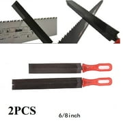 Kairuite 2PCS Saw Files Hand Saw For ening And Straightening Diamond-Shaped Files