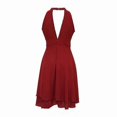 thumbnail image 3 of Women's Halter Sleeveless Cropped Layered Midi, 3 of 4