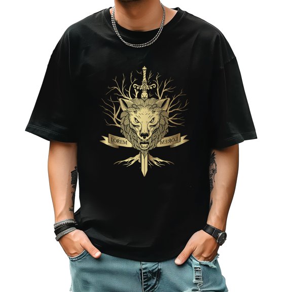 Graphic Tees for Men Casual Tee Summer Fashion Trend Sports Shirt Vintage and Versatile Tops X-Lage