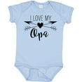thumbnail image 3 of Inktastic I Love My Opa Heart and Arrows Boys or Girls Baby Bodysuit, 3 of 5