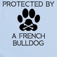 thumbnail image 2 of CafePress - Protected By A French Bulldog Body Suit - Baby Light Bodysuit, Size Newborn - 24 Months, 2 of 4