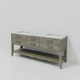 thumbnail image 5 of Norwalk 72 in W x 22 in D Grey Oak Double Bath Vanity and Carrara Marble Top, 5 of 9