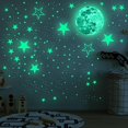 thumbnail image 3 of Conjunto monobloque fuego verde 30cm Lune 1 Pice + 3 Pices Toiles Autocollants Lumineux Oso de Fresa, 3 of 5