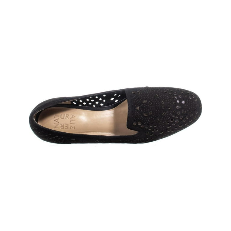 Womens naturalizer Eve Cutout Square Toe Loafers Black Walmart