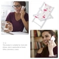 thumbnail image 4 of 1pc Creative Mobile Phone Holder Stand Support Adorable Flamingos Pattern Beach Chair Ornament Organizer, 4 of 5
