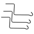 thumbnail image 4 of 3 Pcs Jack Rocker Hand Jack Tool Jack Crank Handle Replacement Jack Handle Tire Lifting Handle Jack Accessories Crank Hook Tire Lifting Tools Trailer Jack Crank Handle Jack Lift Tools, 4 of 9
