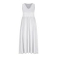 thumbnail image 5 of Erwazi Women's Casual Summer Dress V Neck Sleeveless Midi Tank Dress Loose Nightgown Flowy Sundresses with Pockets, 5 of 5