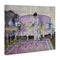 thumbnail image 4 of Stupell Industries Classical Woman on Sofa People Painting Wrapped Canvas Art Print Wall Art, 20 x 16, 4 of 8