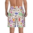 thumbnail image 3 of Yiaed Dog Doing Yoga Print Men's Swim Trunks with Lining Quick Dry Sports Shorts Beach Shorts Boardshorts-X-Large, 3 of 5