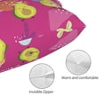 thumbnail image 5 of Vsdgher Pink Green Avocado Print Pillow Cases -Iconic Collection Pillowcases -Extra Soft, Not easy to deform,not pilling Export quality, 5 of 8