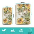 thumbnail image 5 of 2 Pack Washable Rubber Sunflower Cute Floral Dish Drying Mats for Kitchen Counter Home Large Coffee Bar Pad Accessories and Decor for Utensils Stemware (2pcs 18''x24''+19.5''x12''), 5 of 6