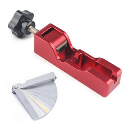 

iSpchen Universal Spark Plug Gap Tool Spark Plug Gap Kit Spark Accessories Compatible with Most 10mm 12mm 14mm 16mm Red