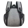 thumbnail image 3 of Mochila Unisex Gris Curri Negro Textil/Sintetico Georgia Nueva Imagen, 3 of 4