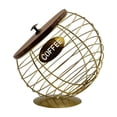 thumbnail image 1 of Soporte para cápsulas de café, soporte decorativo para cápsulas de espresso, ideal para cafeterías y hoteles. Oro 20cmx21cm, 1 of 9