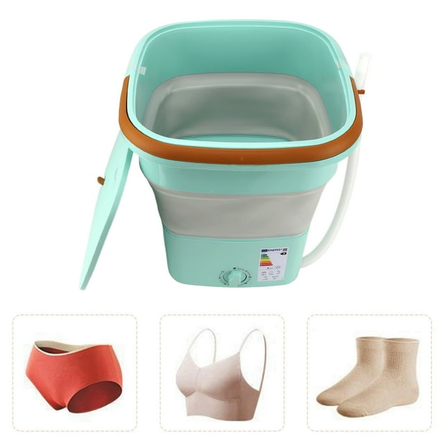 Lavadora Plegable De 11,5 L, Mini Lavadora De Gran Capacidad Con Secadora, Drenaje Incorporado Y Textura Suave, Lavadora Portátil Para El Hogar, Viajes,