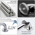 thumbnail image 4 of Barra de apoyo para baño, manija de seguridad de acero inoxidable para niños, ancianos y discapacitados, manija de soporte antideslizante para montaje en pared, ahorro de espacio para baño, cocina,, 4 of 5