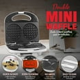 Double Mini Waffle Maker Machine, Chaffle Maker, Waflera Electrica