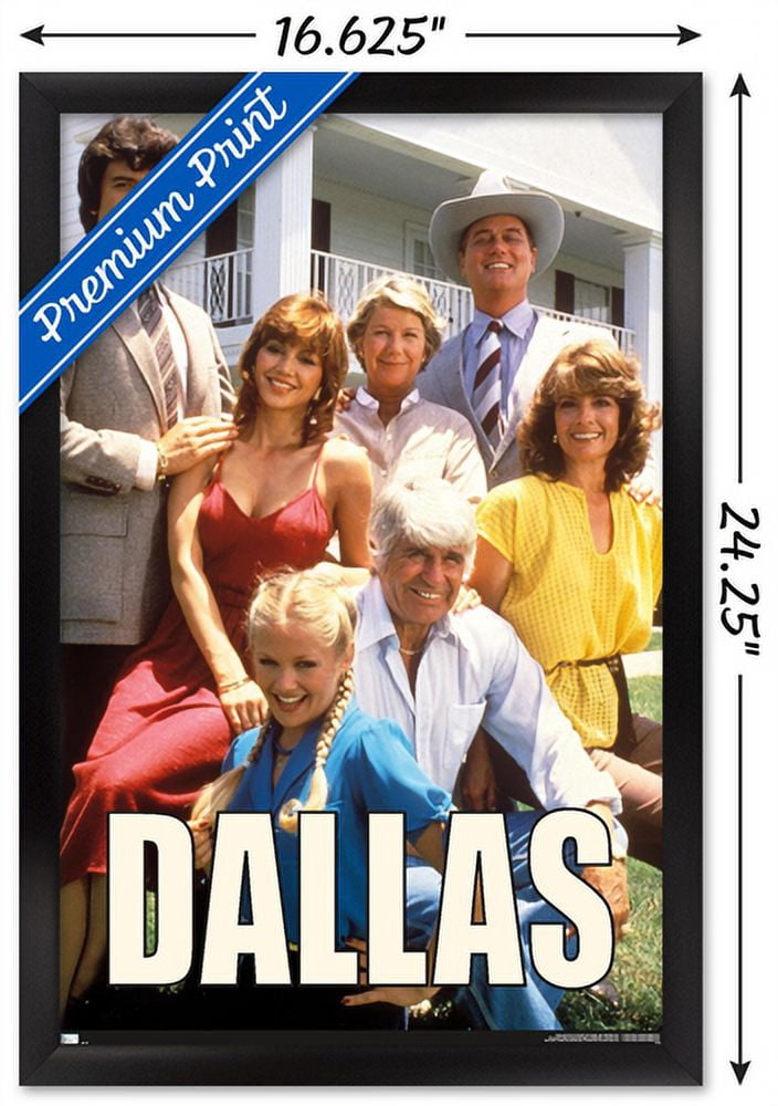 Dallas - Group Wall Poster, 14.725" x 22.375", Framed