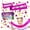 B, variant on Christmas Countdown Advent Calendar with 24 Slime Toys Surprise Stress Relief Toys for Boys and Girls, Ideal for Holiday Parties