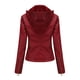 thumbnail image 5 of Pntutb - Chaqueta cálida de manga larga para mujer, parkas de invierno delgadas, abrigos sin capucha de piel sintética Pntutb Pntutb-2845, 5 of 9