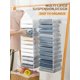 thumbnail image 1 of 1pc Grey Hanging Closet Organizer With Multiple Compartments For Clothes And Pants Storage, Foldable, 1 of 4