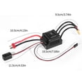 thumbnail image 2 of maskred Brushless ESC Waterproof Dust-proof For All-weather Racing 3.Multiple s Low Black C, 2 of 6