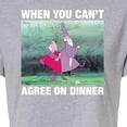 thumbnail image 3 of Disney - The Sword And The Stone - Merlyn & Mim Can't Agree on Dinner - Juniors Cropped Cotton Blend T-Shirt, 3 of 5