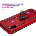 thumbnail image 4 of Funda de teléfono para Xiaomi Redmi 9A de Uso Rudo Shockproof + Cristal 9D, 4 of 5