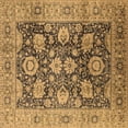 thumbnail image 1 of Ahgly Company Indoor Square Oriental Brown Industrial Area Rugs, 6' Square, 1 of 4