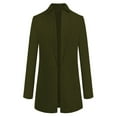 thumbnail image 3 of Manteau en Laine pour Femmes, Trench-Coat Chaud Long, 3 of 4