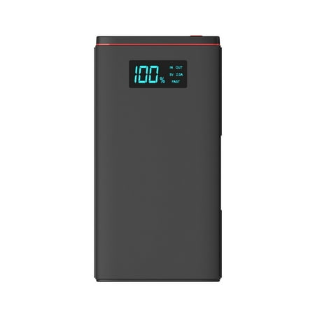 INFUZE Slim Pocket Sized 12000mAh Portable Charger Dual USB Output Ports (USB-A, USB-C) 18W Quick Charge 3.0 Fast Charging Aluminum Body Power Bank Compatible with Coolpad Legacy (2019) - (Best Portable Power Bank 2019)