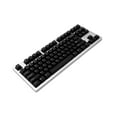 thumbnail image 6 of Mistel Doubleshot PBT Keycaps for Mechanical Keyboard with Cherry MX Switches and Clones, OEM Profile 108 Keys Plus Extra 19 Keys Set, PBT Keycaps with 6U Space Bar for PC Gaming Keyboard, Black Color, 6 of 7