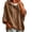 Coffee, variant on Womens Cheetah Print Hooded Sweatshirt Long Sleeve Leopard Pullover Hoodie Casual Loose Winter Tops Beige L