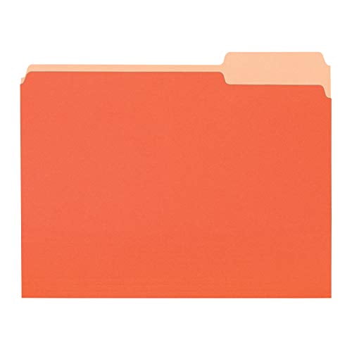 Basics File Folders Letter Size 1/3 Cut Tab Gray 36-Pack 